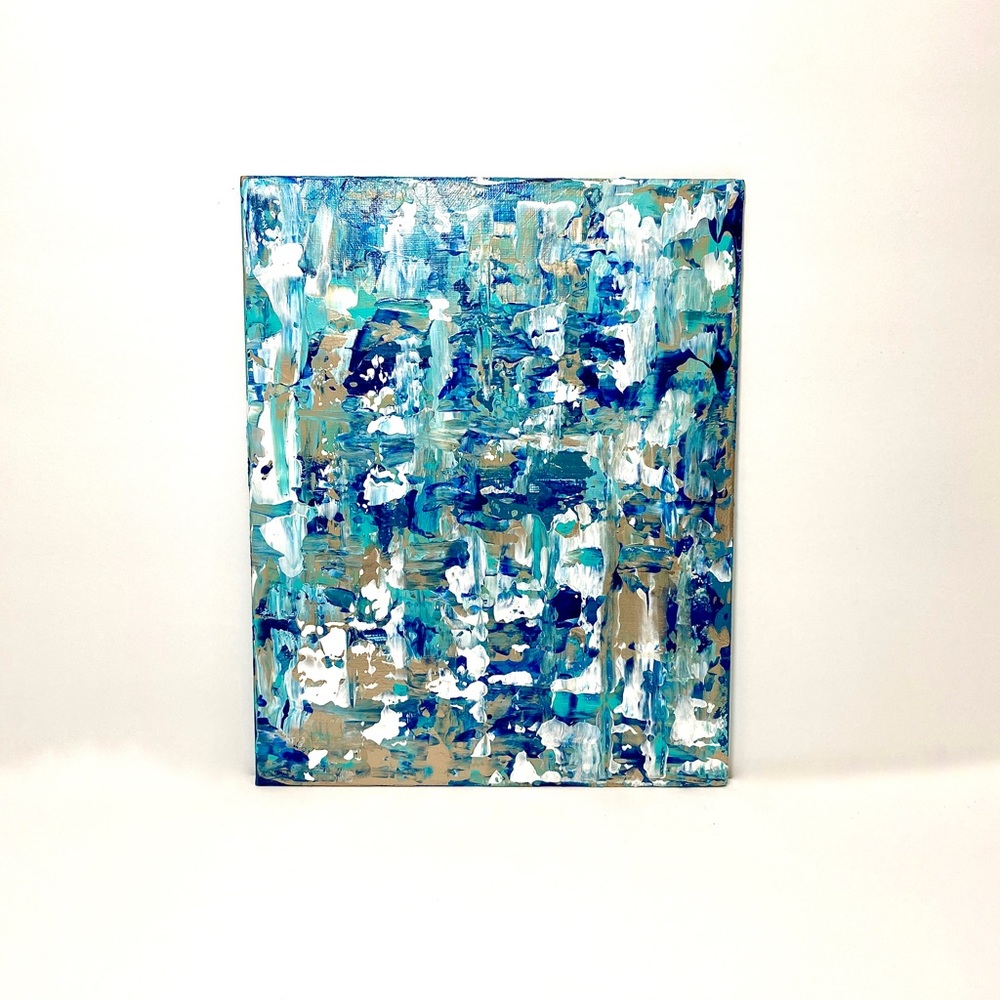 ORIGINAL Textured Abstract Acrylic Art on 8” x 10” Canvas Panel Not Framed - Picture 9 of 14